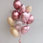 Шары розовое золото